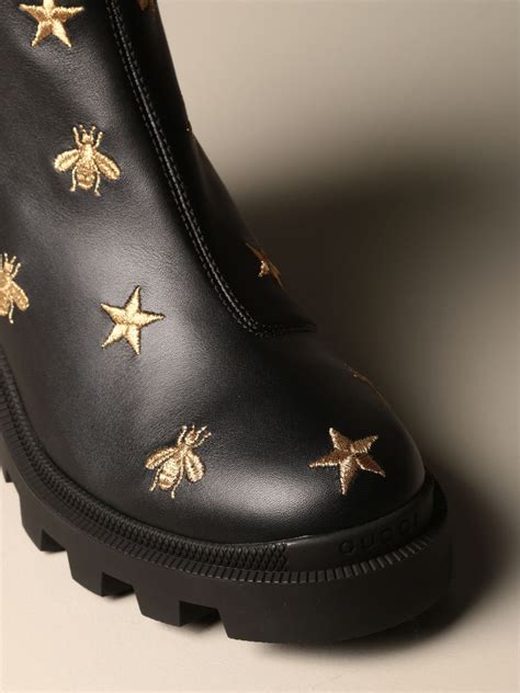 gucci bees boots|Gucci platform boots.